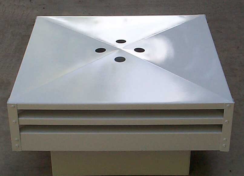 Figure showing a sample rooftop air intake Figure showing a sample rooftop air intake