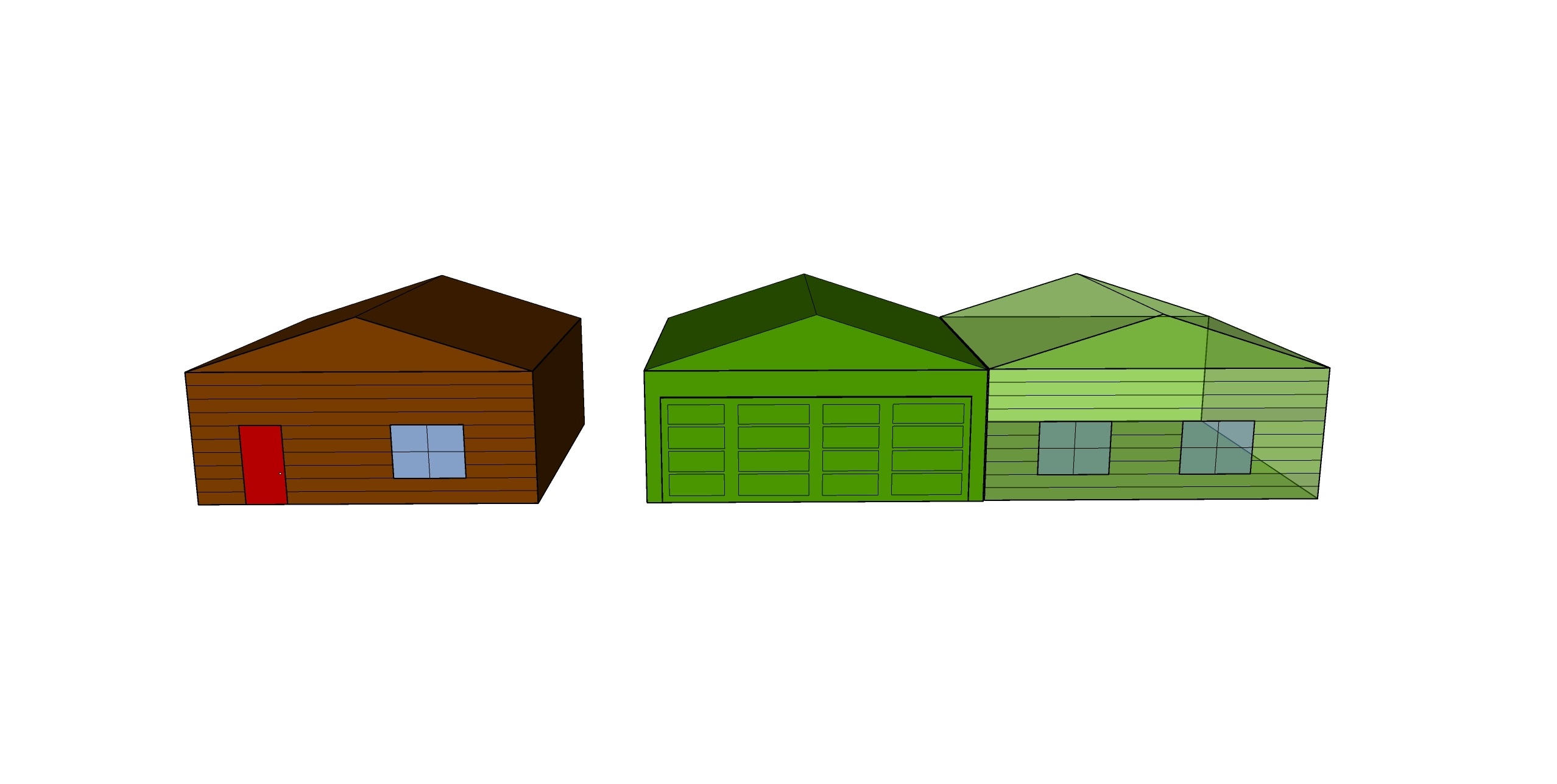 ADU Graphic Addition: Newly constructed ADU on top of existing detached garage or side-by-side with existing detached garage 